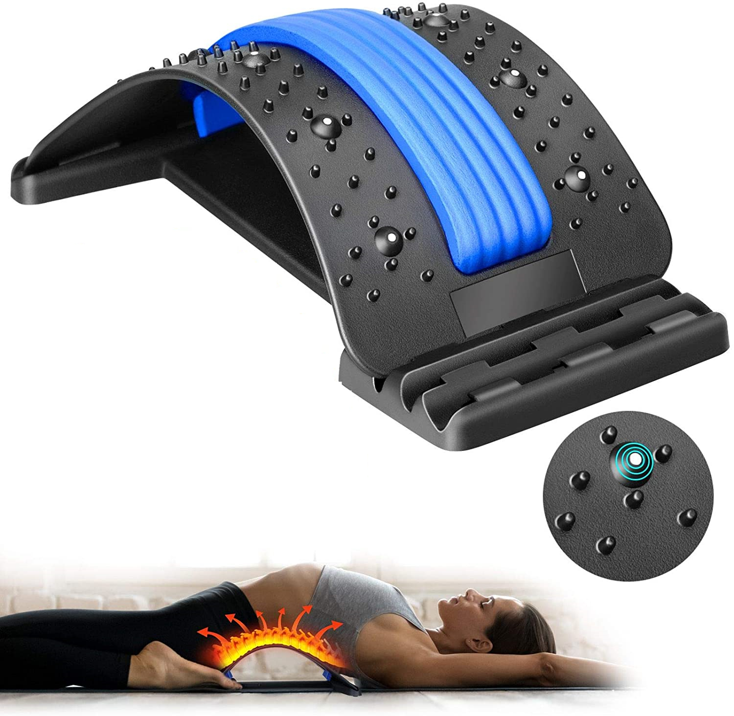 Posture Pole Corrector - Magnet Massage Set Up Benches Back