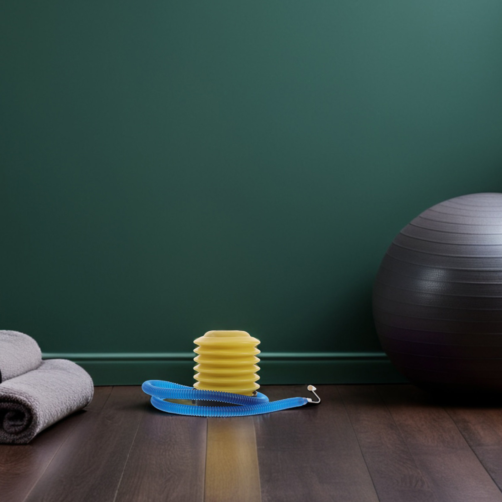 Pilates Yoga &A - 1Set Yoga Ball Pump Manual Foot