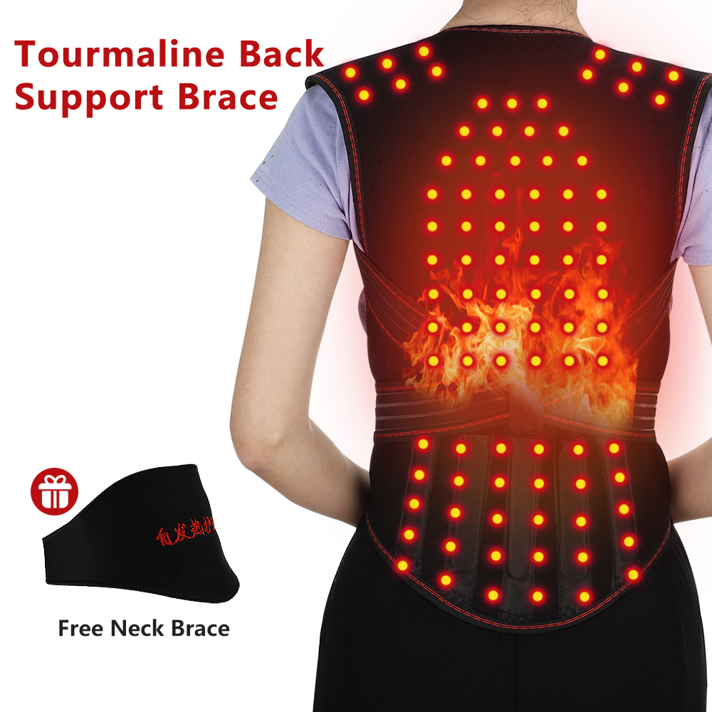 Posture Pole Corrector - Self Heating Back Support Waist Brace