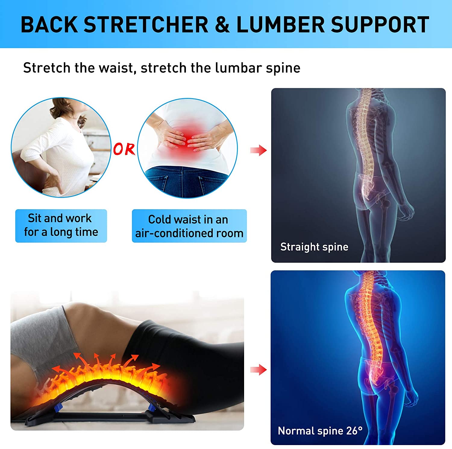 Magnet Massage Set Up Benches  - Posture Pole Corrector ulasan dan harga