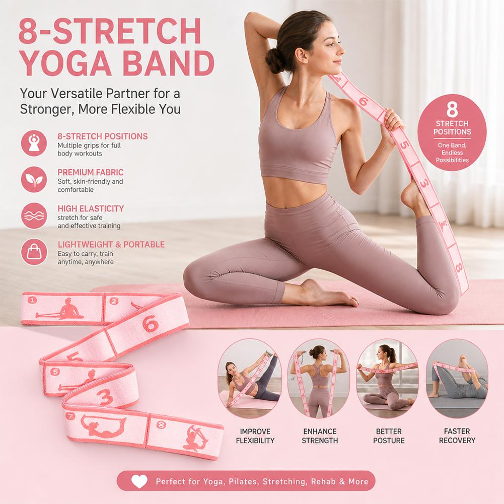 Elastic Yoga Resistance Band P - Pilates Yoga Sport ulasan dan harga