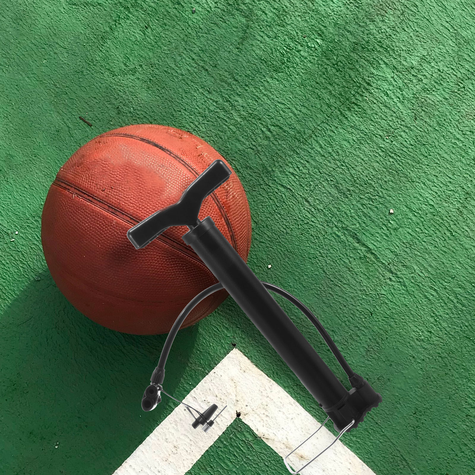 Heavy Duty Steel Ball Pump Por - Pilates Yoga &A ulasan dan harga