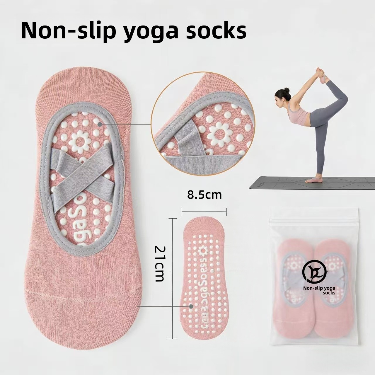 Women Yoga Sock Silicone Anti- - Pilates Yoga Sport ulasan dan harga