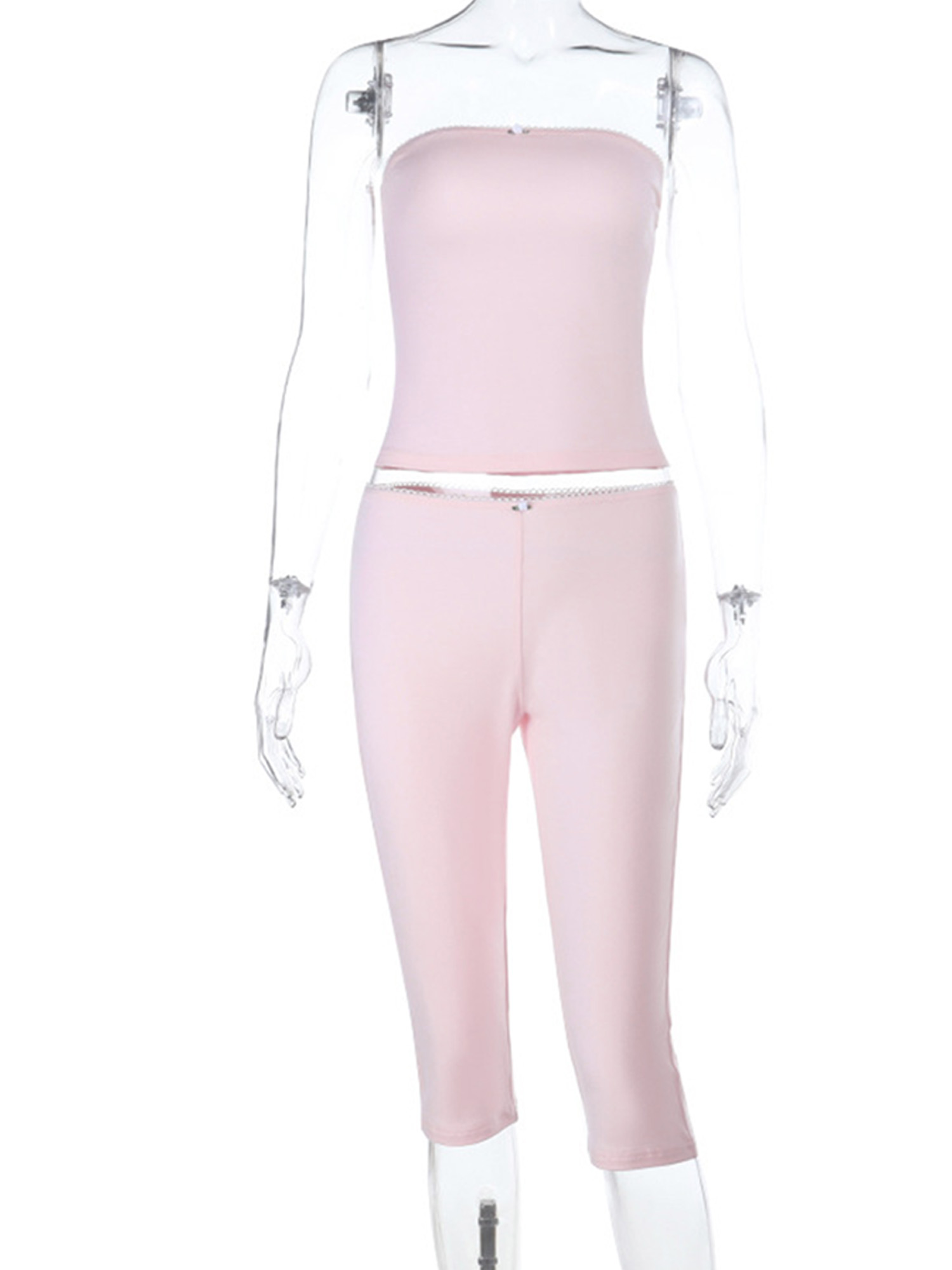 Women Yoga Outfit Strapless Tu - Pilates Yoga Outfit ulasan dan harga