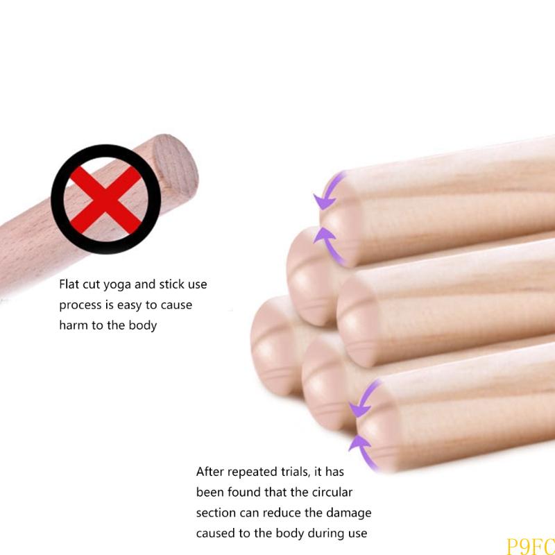 Wood Yoga Training Stick Corre - Posture Pole Corrector ulasan dan harga
