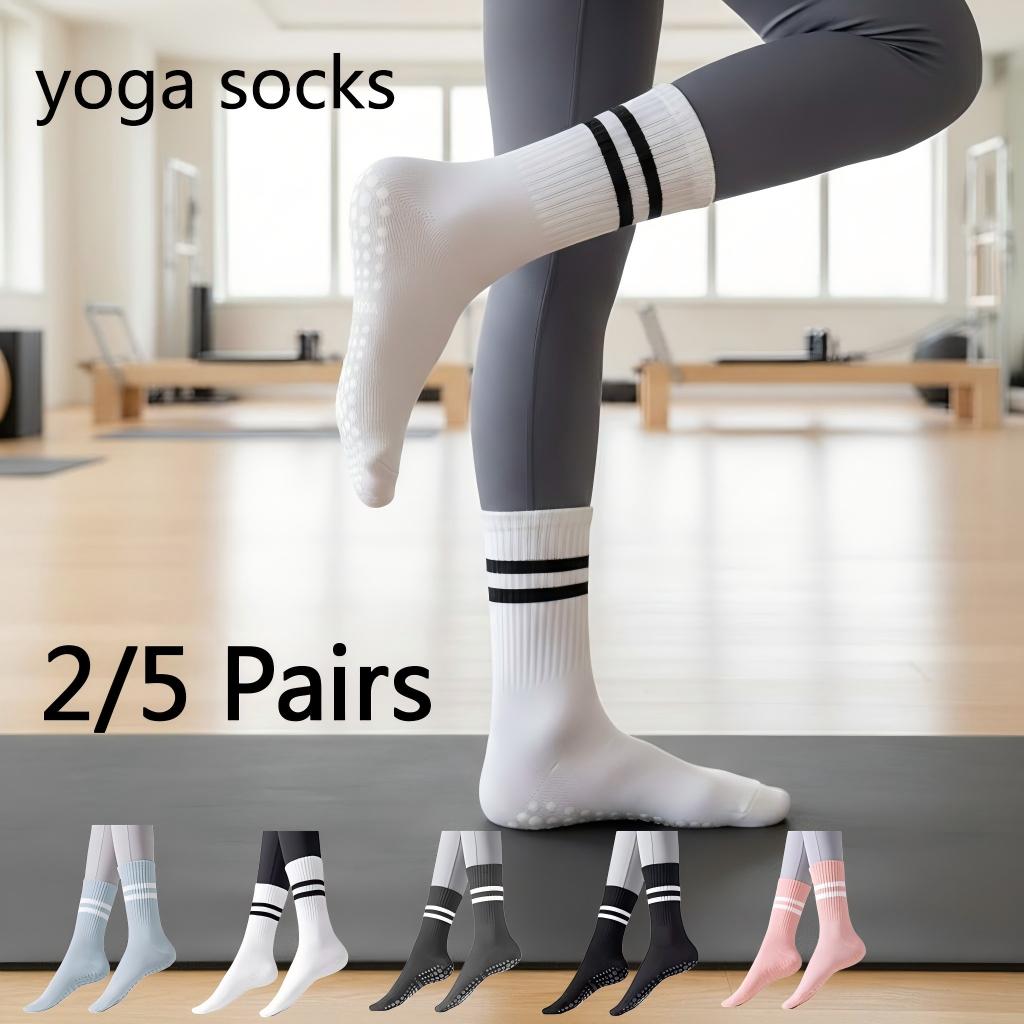 Women Non Slip Yoga Socks, Gri - Pilates Yoga Outfit ulasan dan harga
