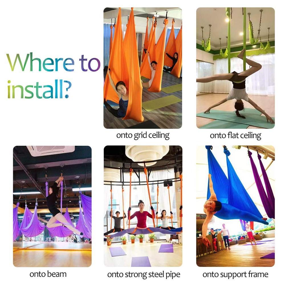 5*2.8m Aerial Yoga Hammock Set - Aerial Silk Hammock ulasan dan harga