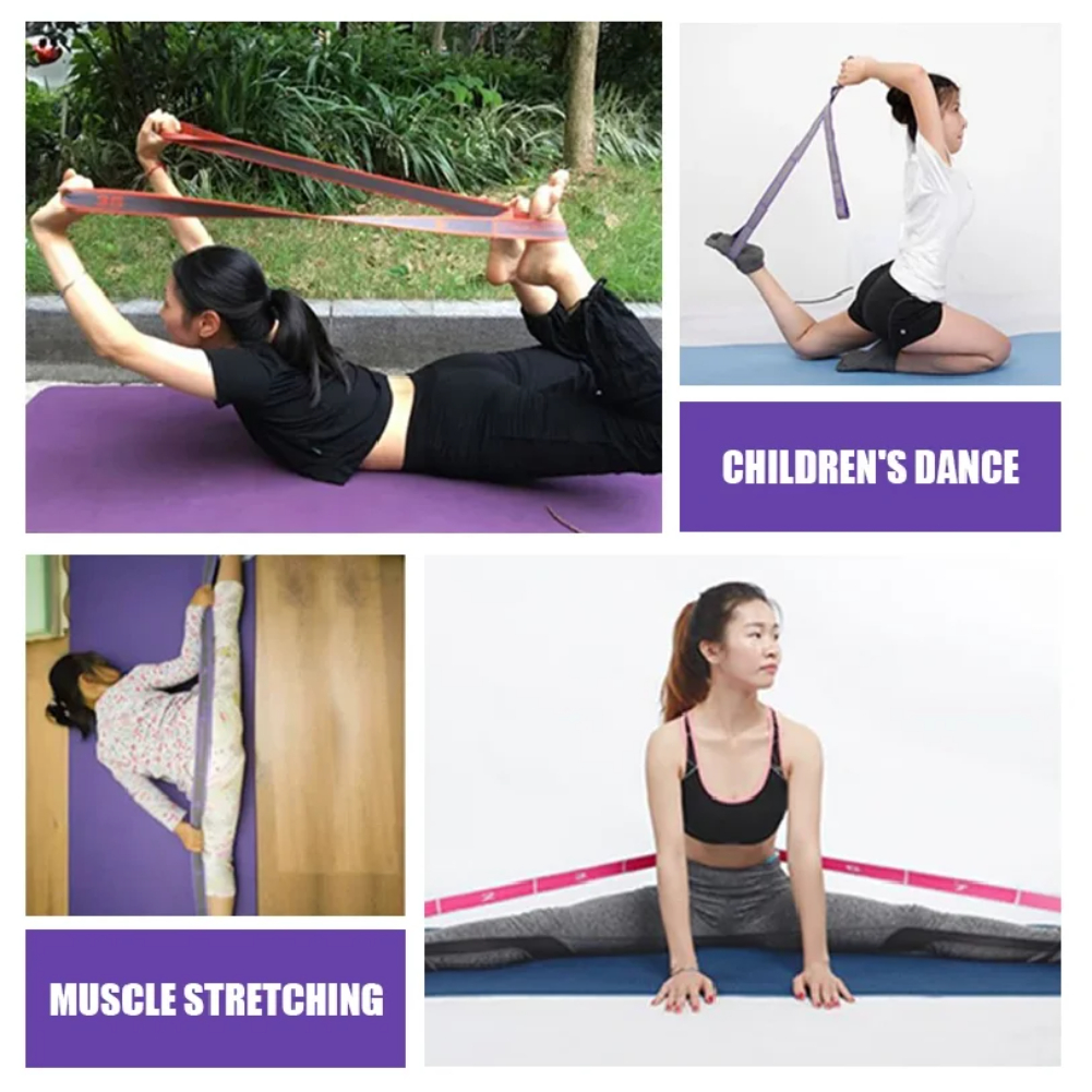 Multi-Section Elastic Yoga Res - Pilates Yoga Sport ulasan dan harga