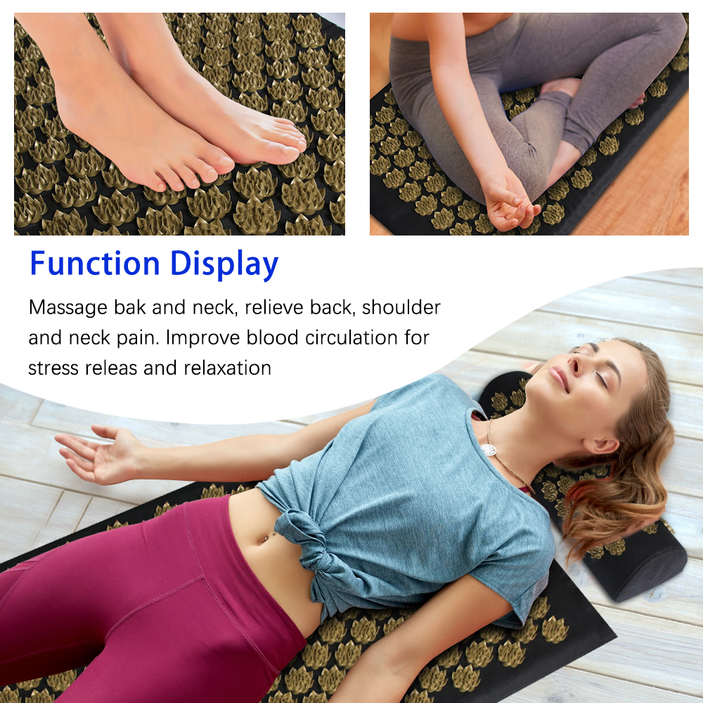 Shiatsu Acupressure Mat Spike  - Pilates Yoga Sport ulasan dan harga