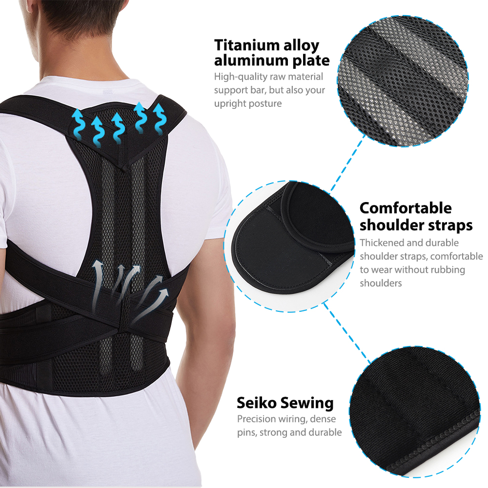 Back Brace Posture Corrector f - Posture Pole Corrector ulasan dan harga