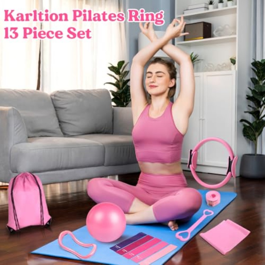 Pilates Ring 13 Pcs Set, Pilat - Pilates Ring Magic ulasan dan harga