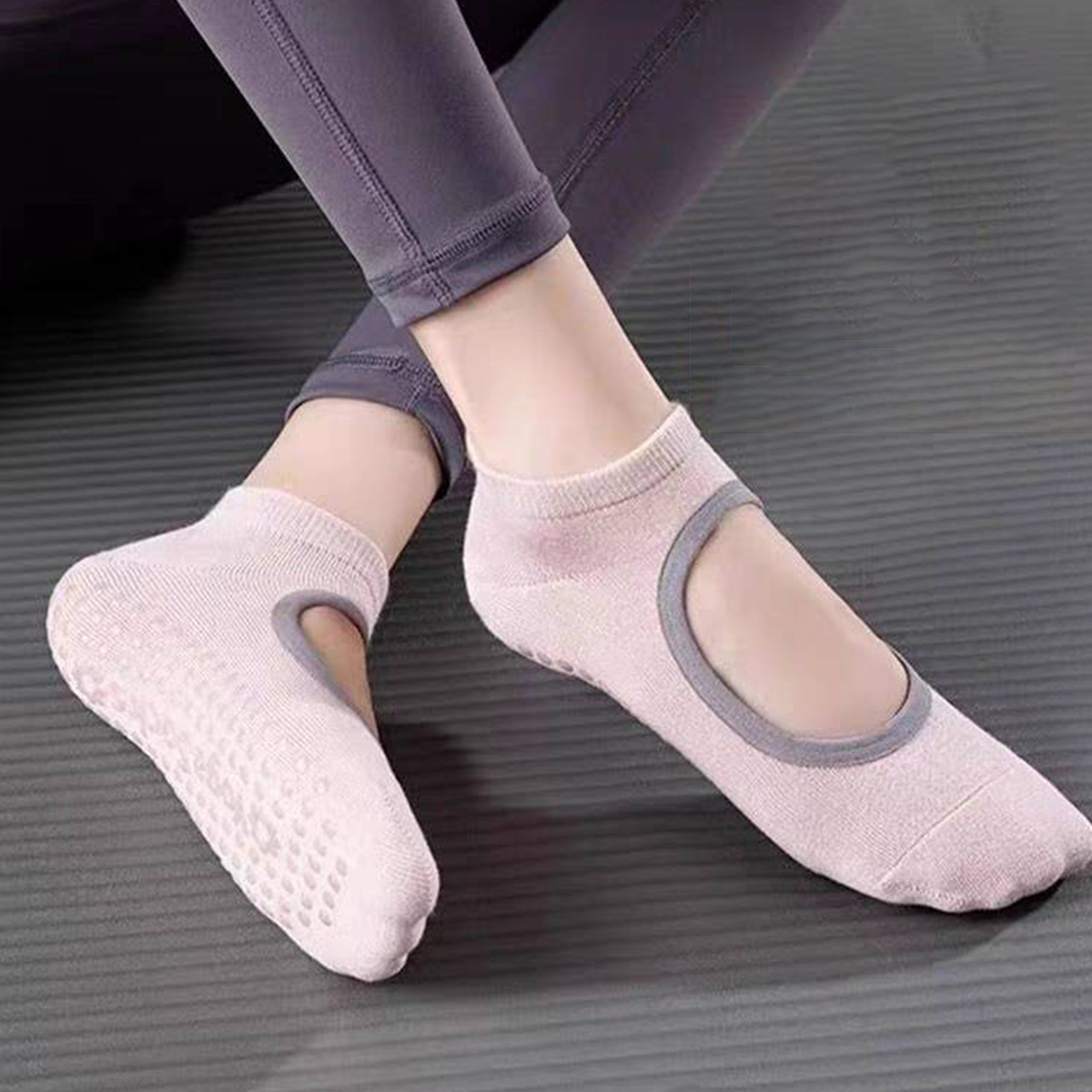 Non-Slip Yoga Socks for Women  - Pilates Yoga &A ulasan dan harga