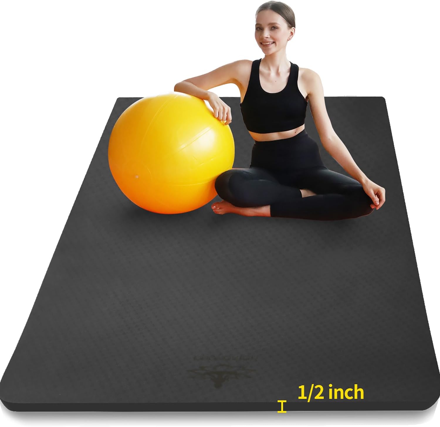 Extra Thick TPE Yoga Mat 6'x4' - Mat Pilates Yoga ulasan dan harga