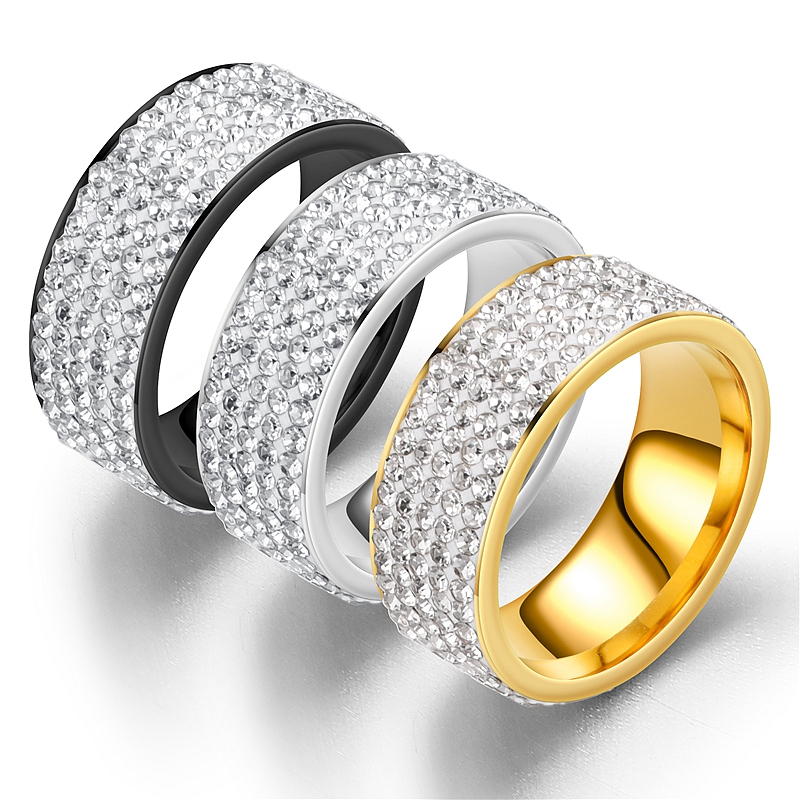 Hip Hop Iced Out CZ Bling Men' - Pilates Ring Magic ulasan dan harga