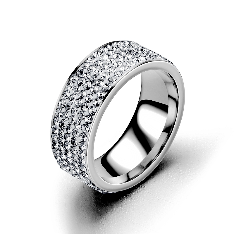 Hip Hop Iced Out CZ Bling Men' - Pilates Ring Magic ulasan dan harga