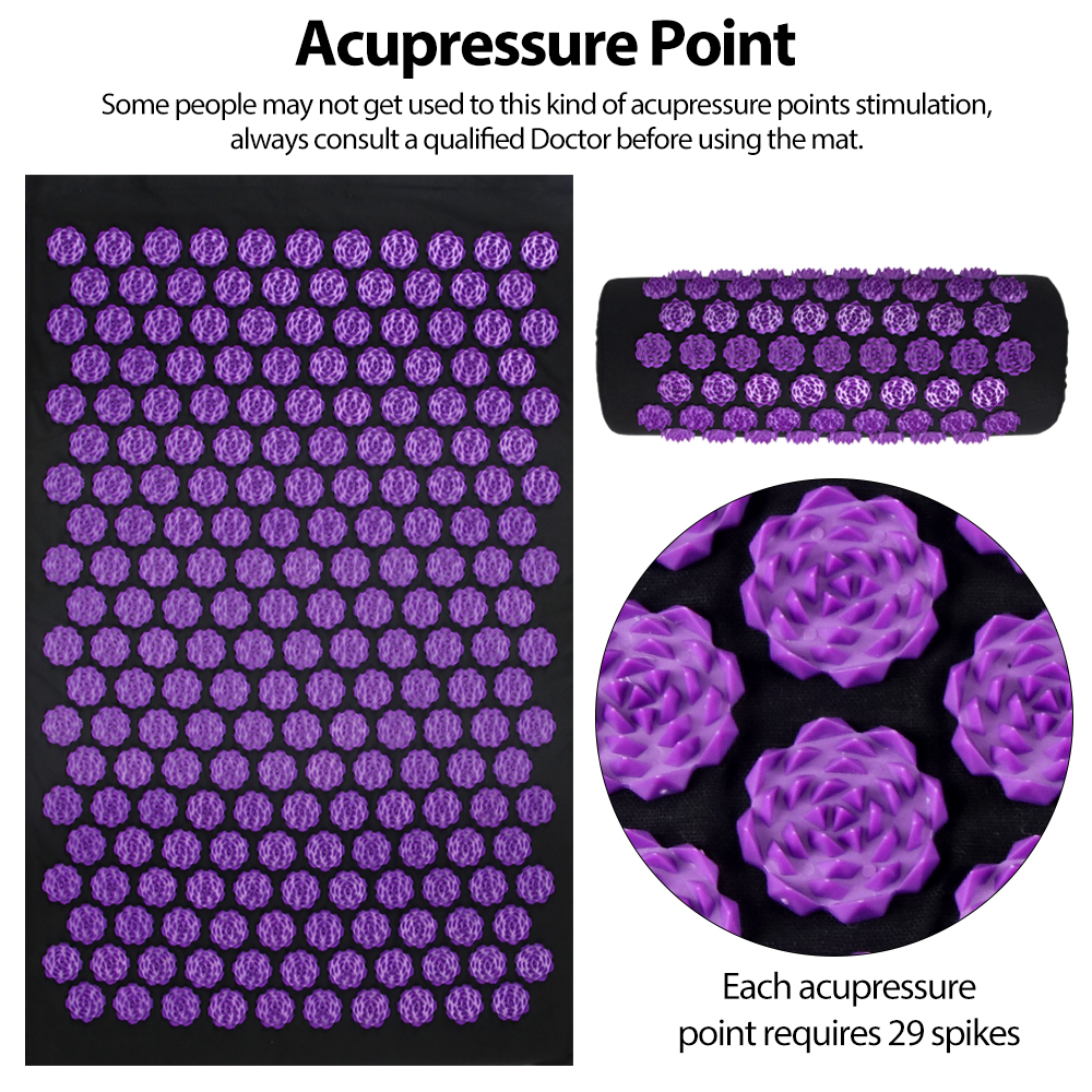 Acupressure Yoga Mat Kuznetsov - Mat Pilates Yoga ulasan dan harga