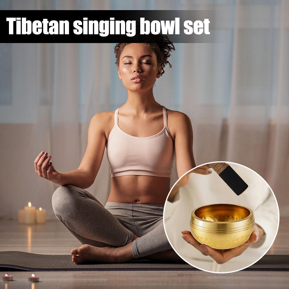 1Set Singing Bowl Set Meditati - Pilates Yoga Outfit ulasan dan harga
