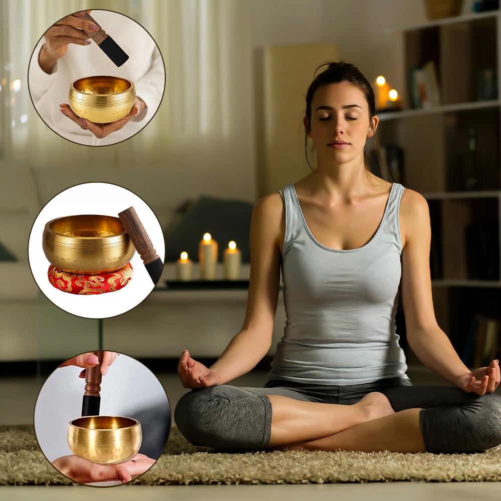1Set Singing Bowl Set Meditati - Pilates Yoga Outfit ulasan dan harga