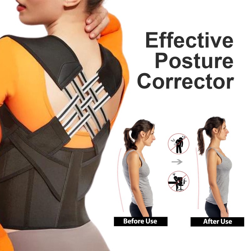 Shoulder and Back Posture Corr - Posture Pole Corrector ulasan dan harga