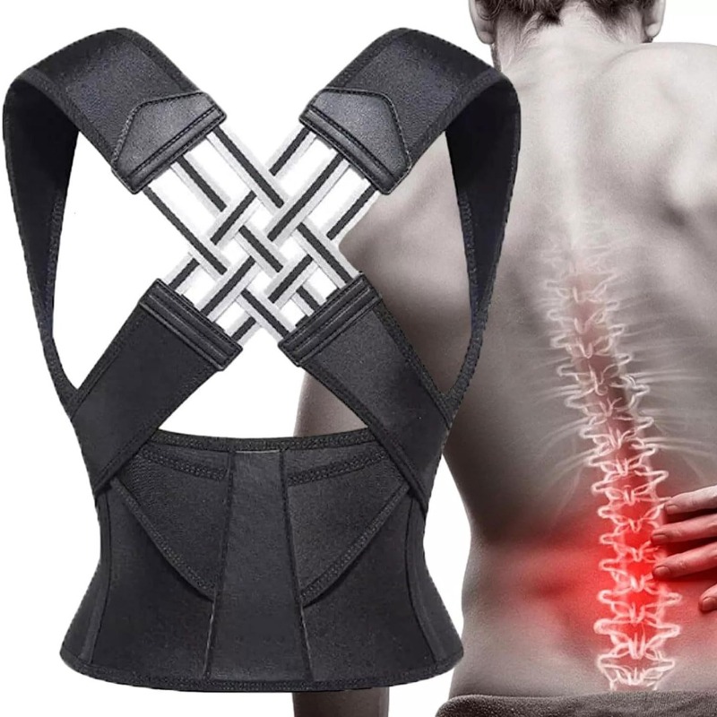 Shoulder and Back Posture Corr - Posture Pole Corrector ulasan dan harga