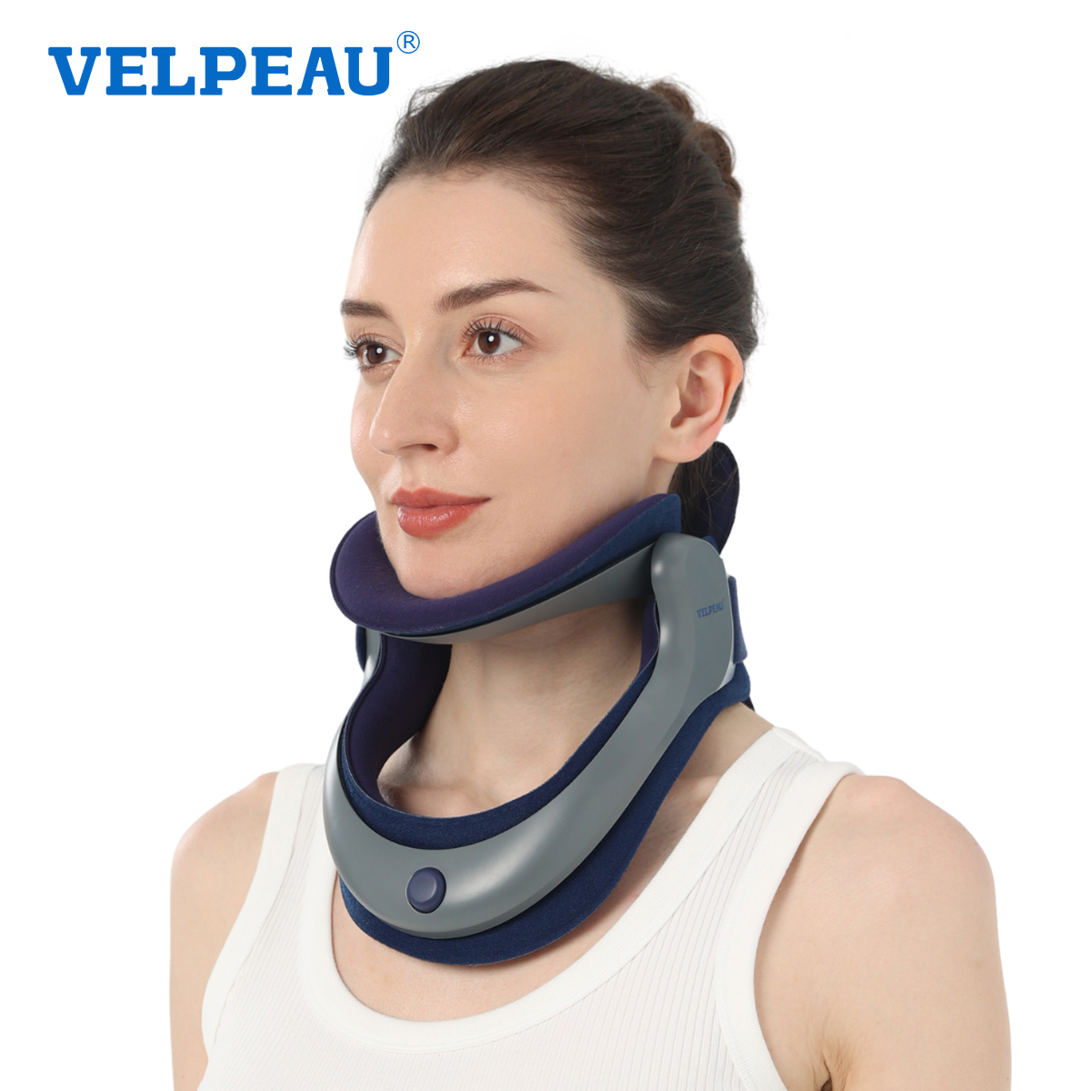 VELPEAU Neck Traction Device f - Posture Pole Corrector ulasan dan harga