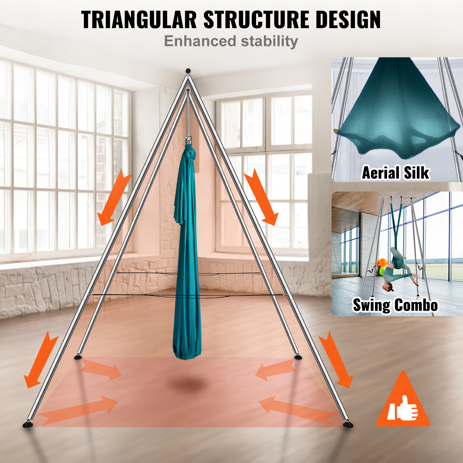 with 6.6 Yards Aerial Silks Ma - Aerial Silk Hammock ulasan dan harga