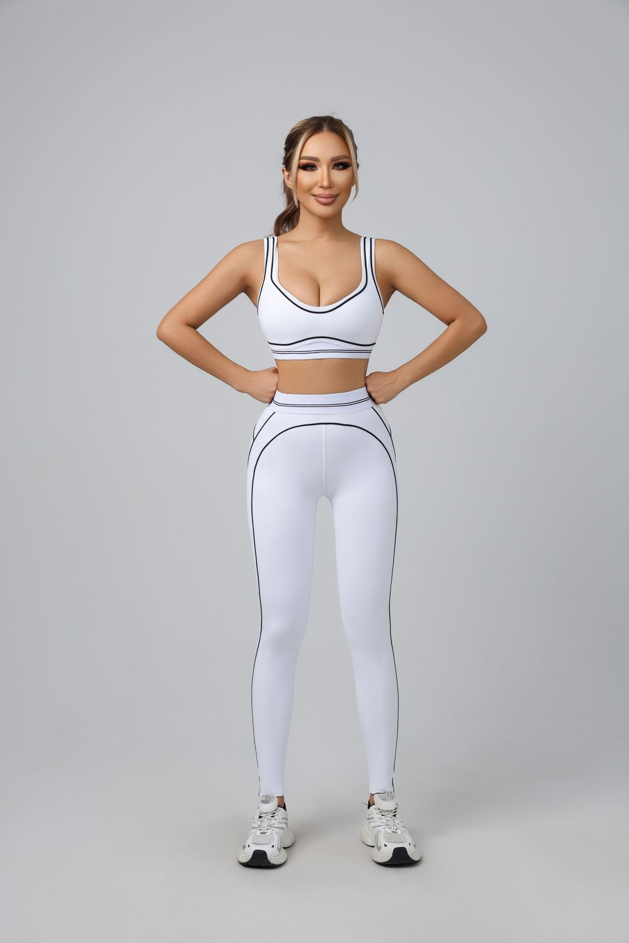 Yoga Suit Women Sport Set Pila - Pilates Yoga Sport ulasan dan harga