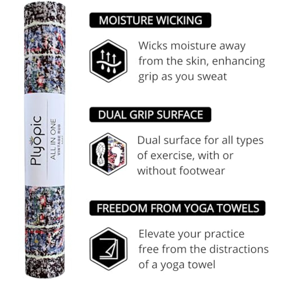 All In One Yoga Mat Luxury Swe - Pilates Yoga Combo ulasan dan harga