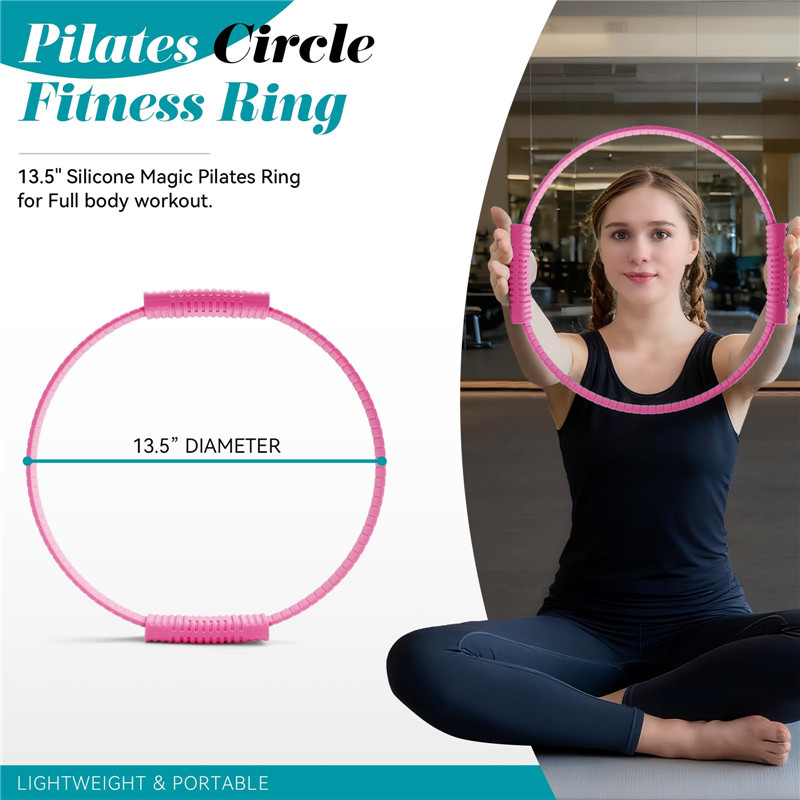 Eco-Friendly Double Handle Sil - Pilates Ring Magic ulasan dan harga