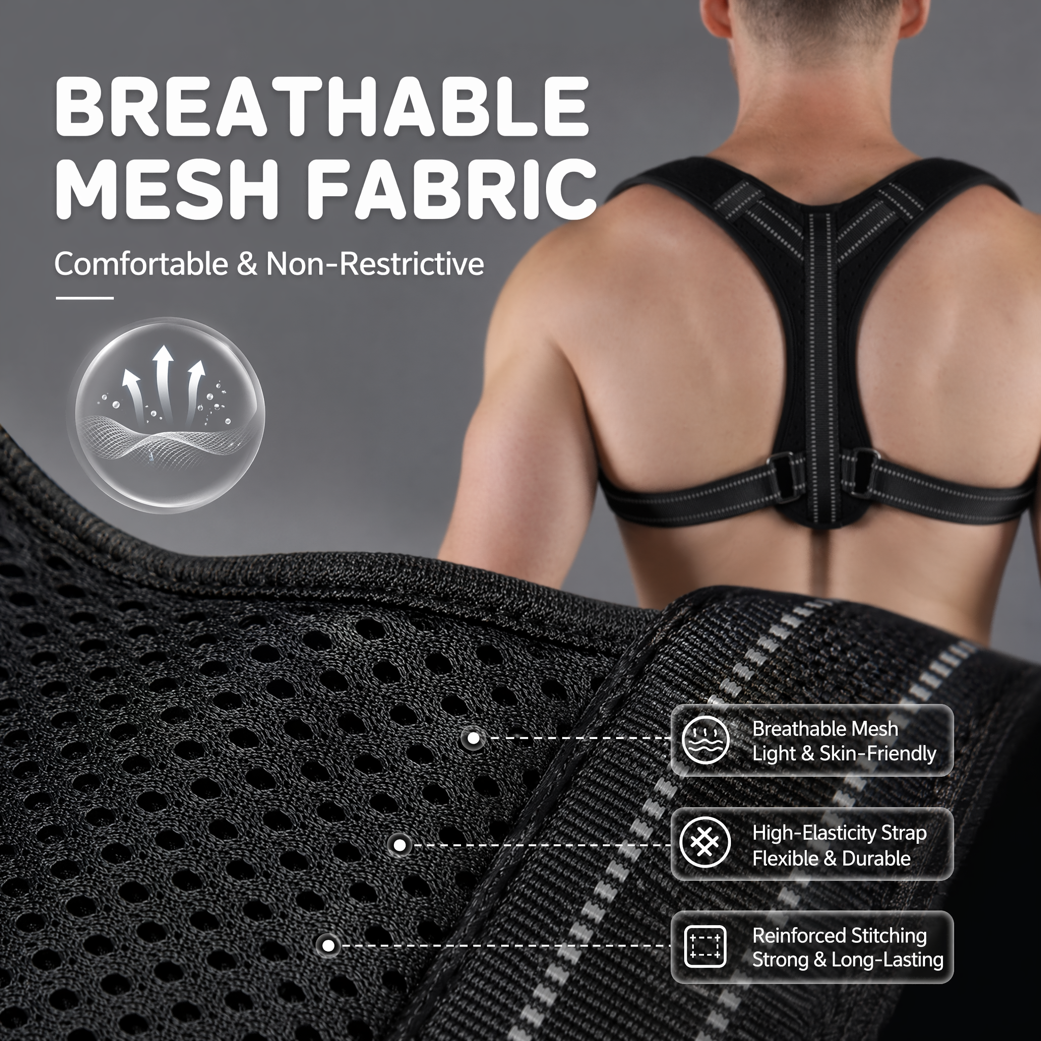 VBOSI Back Posture Corrector B - Posture Pole Corrector ulasan dan harga