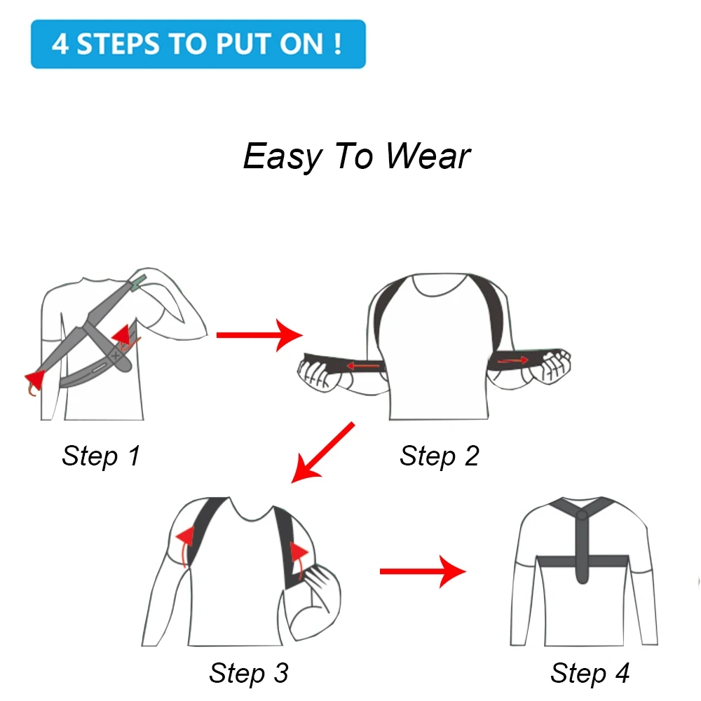 Back Posture Correction Belt H - Posture Pole Corrector ulasan dan harga