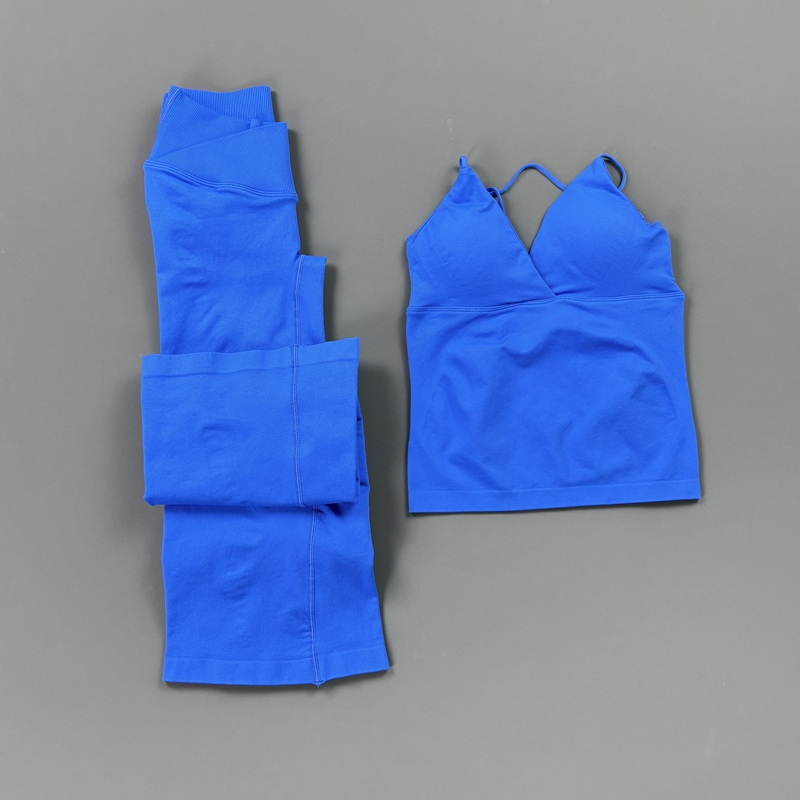 2Pcs Women Seamless Yoga Worko - Pilates Yoga Sport ulasan dan harga